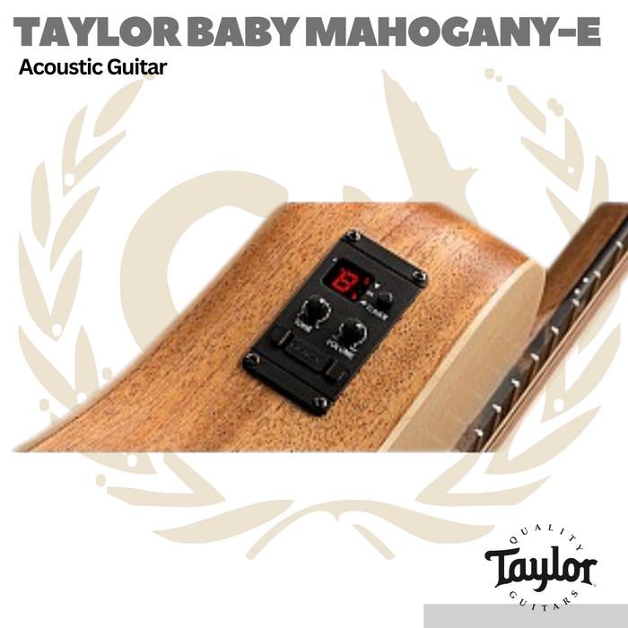 Taylor Baby Mahogany-e Acoustic Guitar + Bag - Gitar Akustik