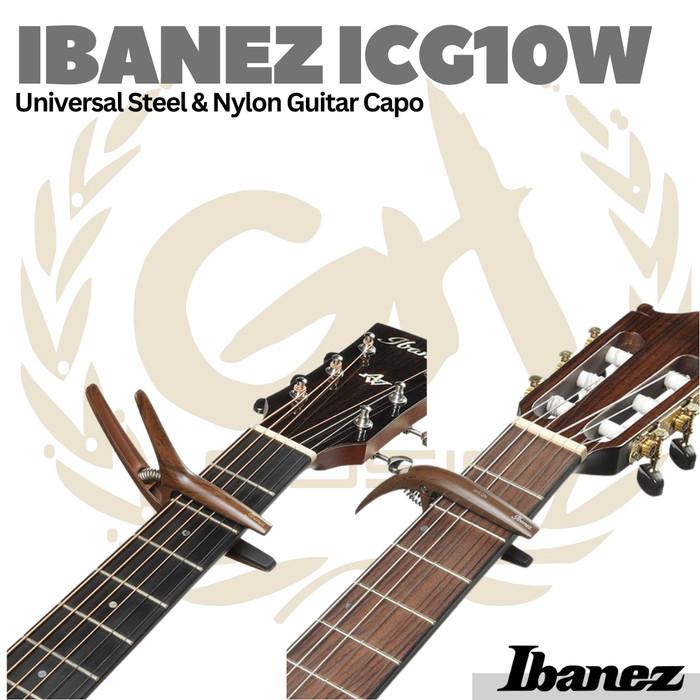 Ibanez ICGC10W Universal Steel and Nylon String Guitar Capo - Kapo