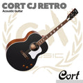 Cort CJ-Retro Jumbo Acoustic Guitar w/Gig Bag - Gitar Akustik