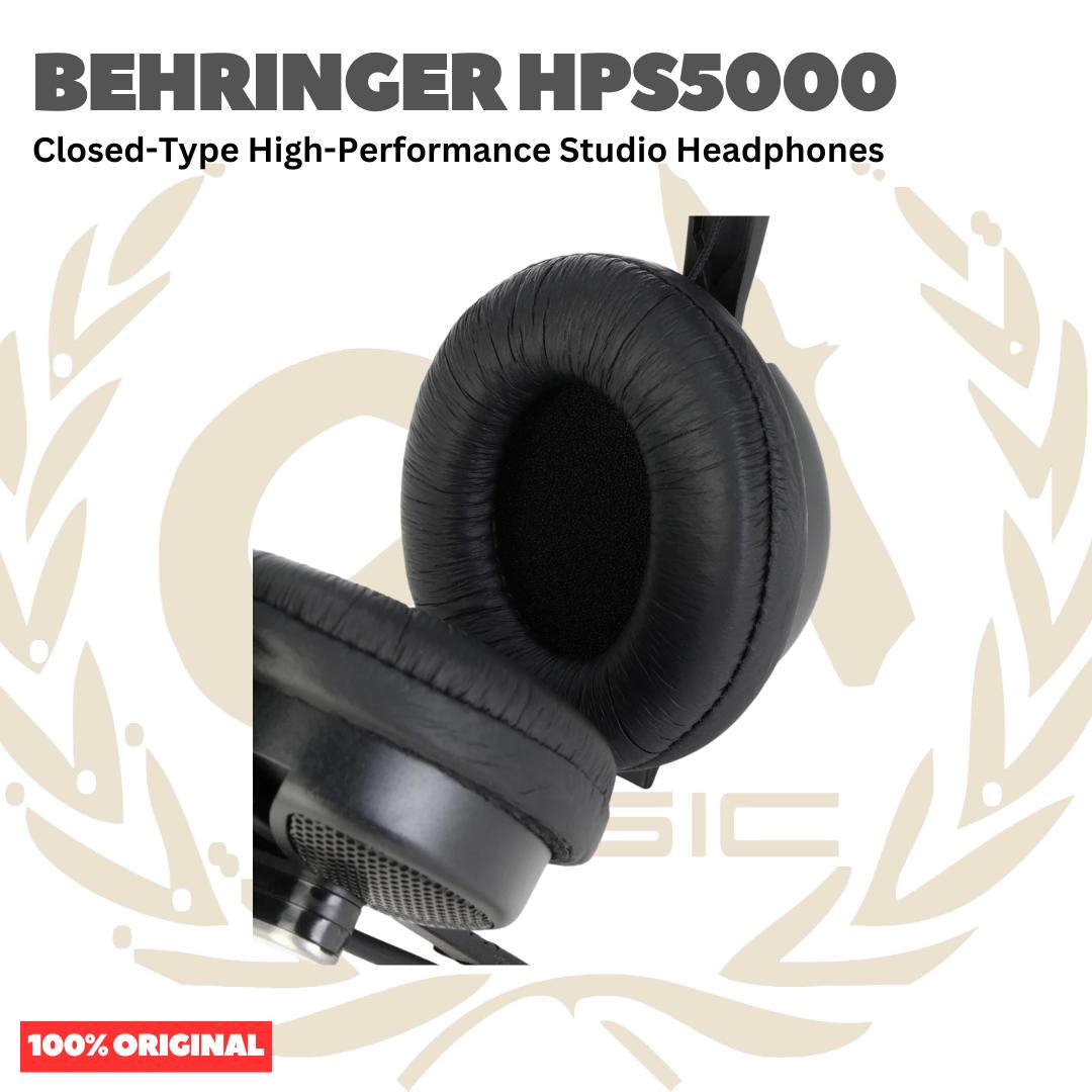 Behringer HPS5000 Closed-Type High-Performance Studio Headphones - HPS 5000 Headphone Studio Original Asli