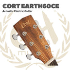 CORT Earth60CE Acoustic Electric Guitar | Gitar Akustik Elektrik