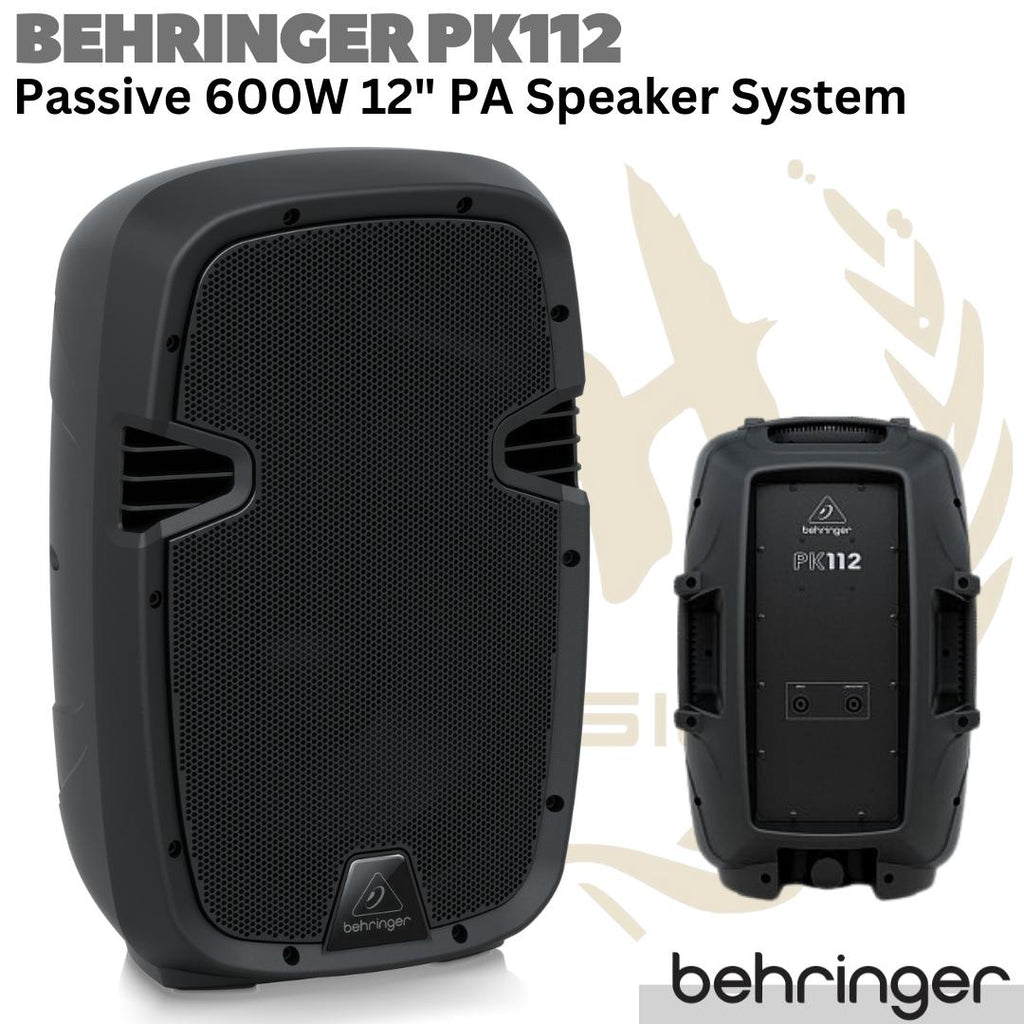 BEHRINGER PK112 Passive 600W 12 inch PA Speaker System | Spiker Pasif