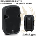 BEHRINGER PK112 Passive 600W 12 inch PA Speaker System | Spiker Pasif