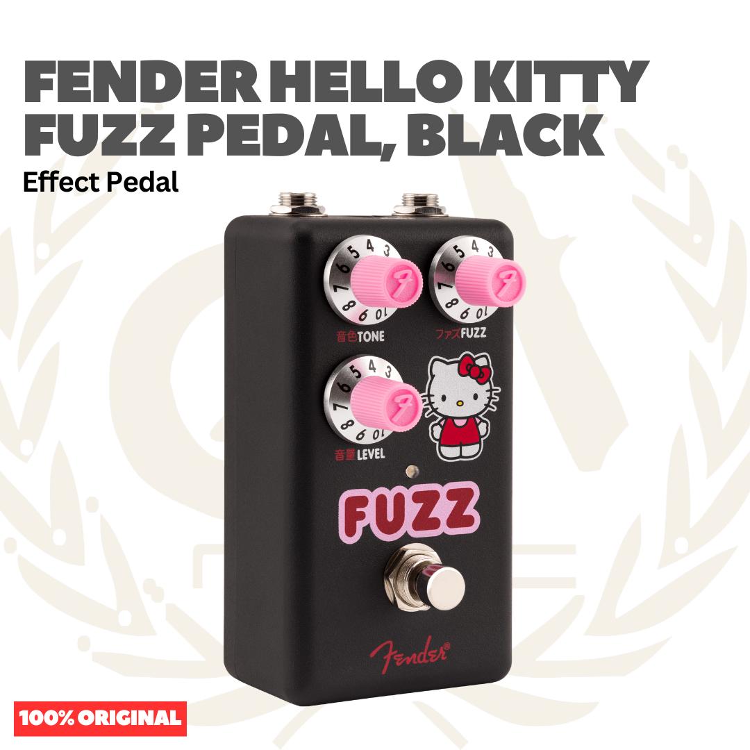 Fender Hello Kitty Fuzz Pedal Black Effect Pedal - Efek Pedal Gitar Bass