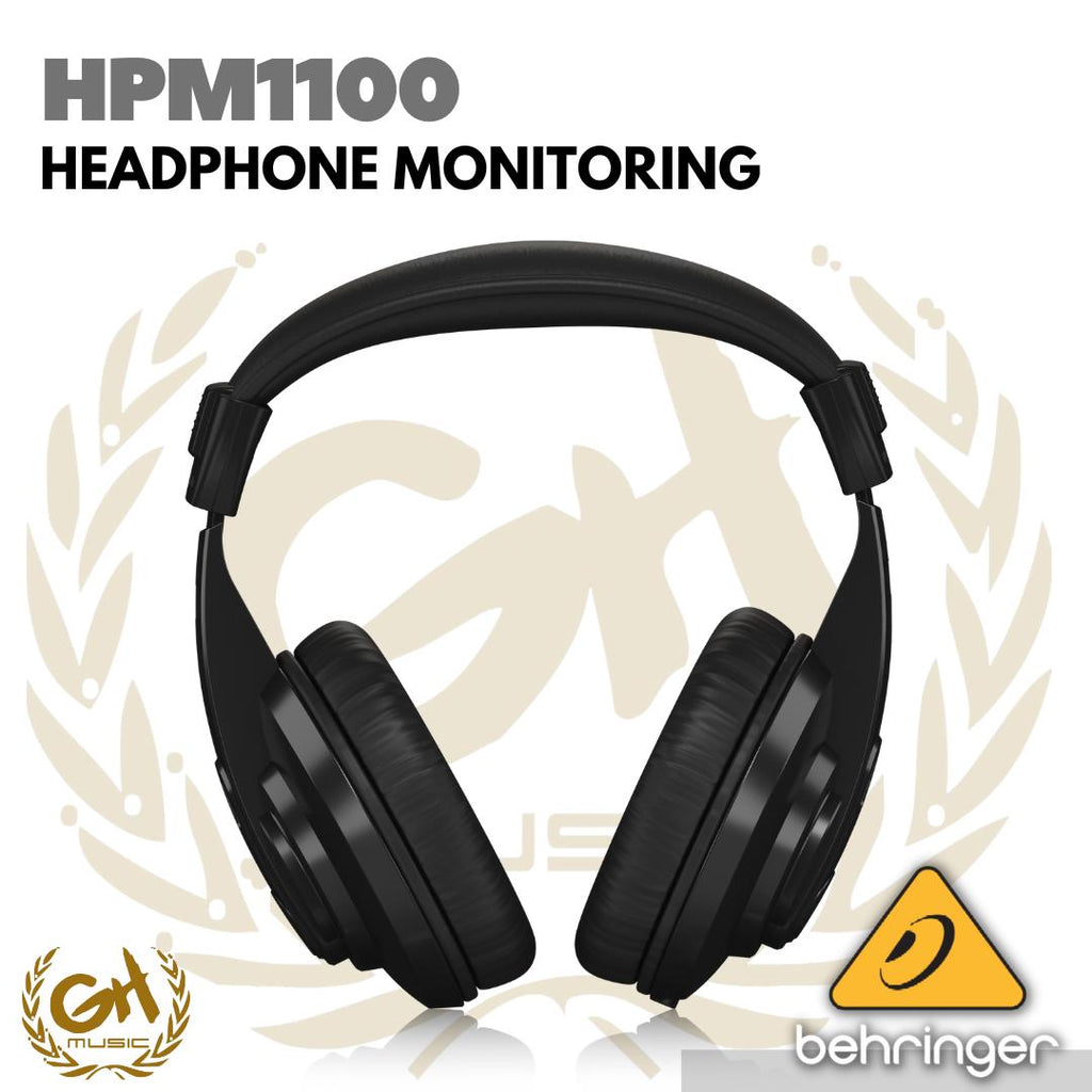 BEHRINGER HPM1100 Studio Monitoring Headphone Recording Podcast Gaming