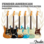Fender American Professional II Stratocaster Electric Guitar, Rosewood RW FB | Gitar Elektrik Original