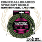 ERNIE BALL BRAIDED Straight Angle Instrument Cable | Kabel Jack Gitar