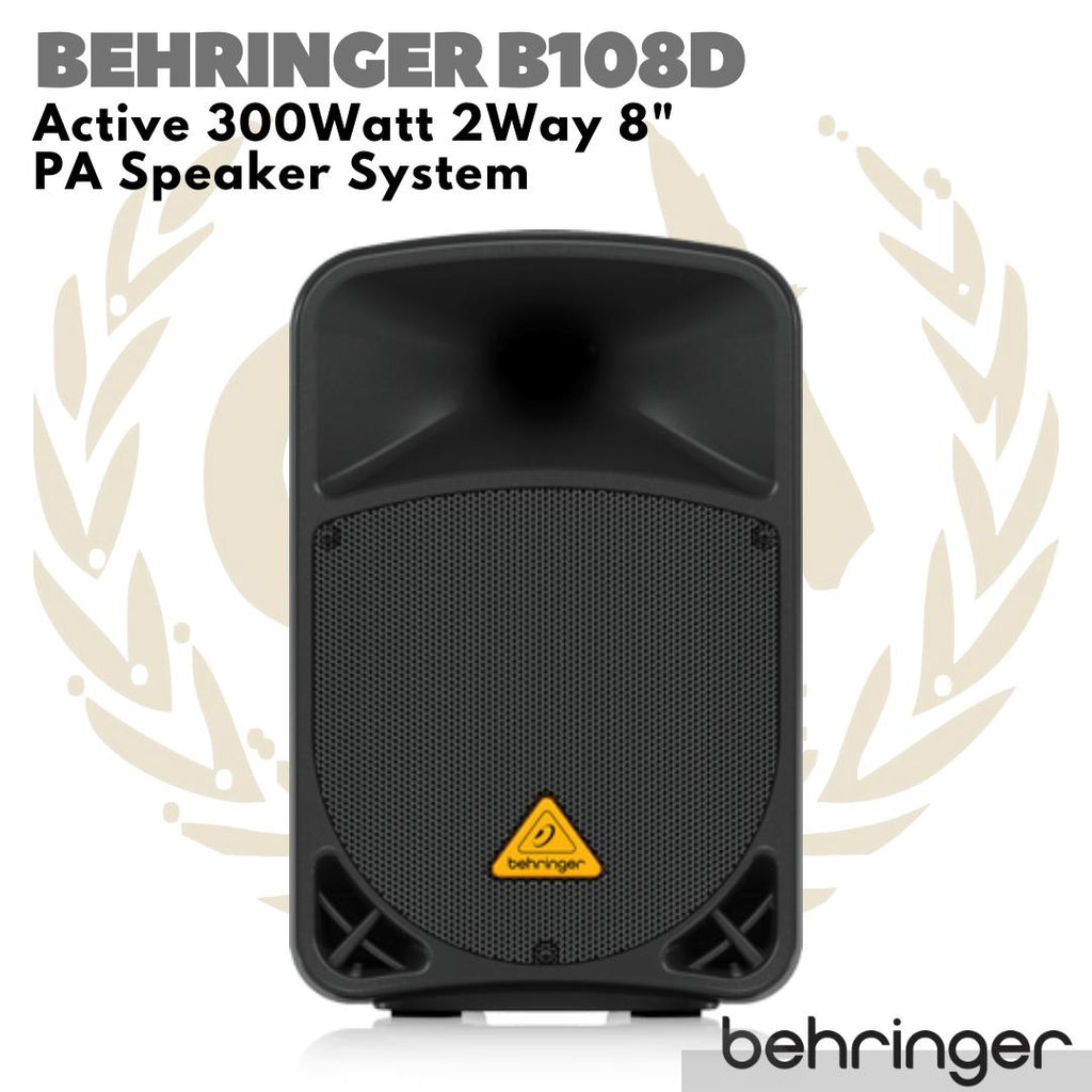 Behringer Eurolive B108D Active 300W 8 inch PA Speaker | Aktif B108 D