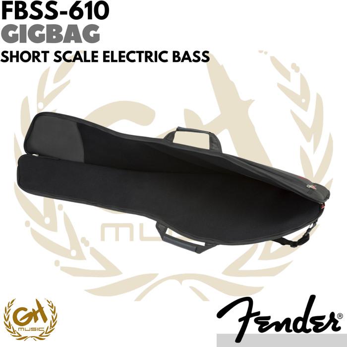 Fender FBSS-610 Short Scale Electric Bass Guitar Gig Bag - GigBag Bass