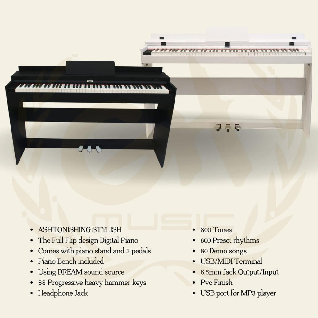 FORT KALAMATA Digital Piano | 88 keys Hammer action Keyboard Tuts