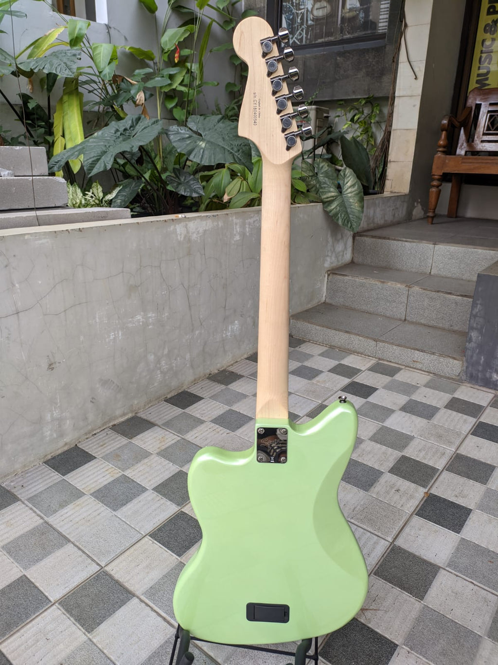Squier Contemporary Active Jazzmaster HH Electric Guitar, Surf Pearl - Gitar Listrik