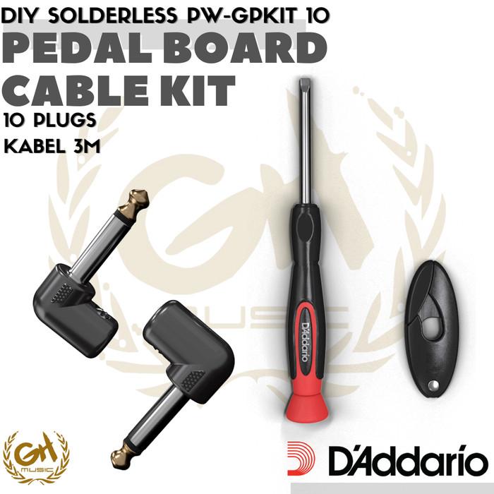 D'ADDARIO PEDAL BOARD AUDIO DIY SOLDERLESS CABLE KIT - PW-GPKIT 10