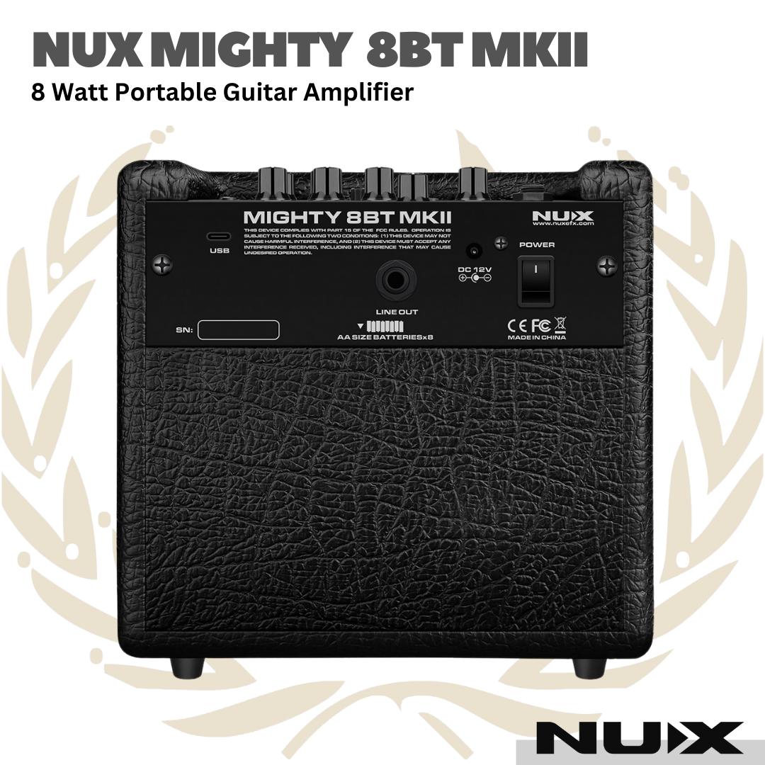 NUX Mighty 8BT MKI & MKII Portable Electric Guitar Amplifier - Ampli Gitar