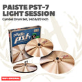 Paiste PST-7 Light Session Cymbal Drum Set 14,18,20 inch - Set Simbal Drum PST7
