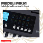 MEDELI MK61 61-Keys Nebula Series Elementary Keyboard Portable - MK 61 Keyboard Original Asli