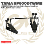 TAMA HP600DTWMB Limited Iron Cobra Double Bass Drum Pedal, Dark Shadow Edition - HP600TWMB Dabel Twin Pedal Kick Bass Drum Original Asli