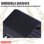 MEDELI AK603 61-Keys Arranger Pro Series Digital Workstation Keyboard Portable - AK-603 Keyboard Original Asli