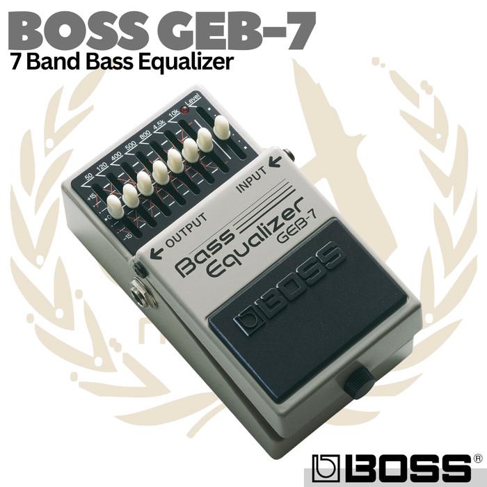 BOSS GEB-7 Band Graphic Bass Equalizer | Efek Stompbox Pedal GEB7
