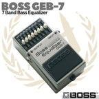 BOSS GEB-7 Band Graphic Bass Equalizer | Efek Stompbox Pedal GEB7
