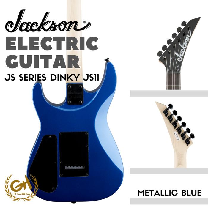 JACKSON JS SERIES DINKY JS11 ELECTRIC GUITAR, METALLIC BLUE