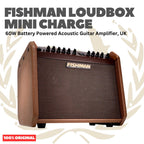 Fishman Loudbox Mini Charge 60W Battery Powered Acoustic Guitar Amplifier - Speaker Ampli Akustik Dengan Baterai Charger