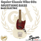 Squier Classic Vibe 60s Mustang Bass Gitar Electric Elektrik listrik
