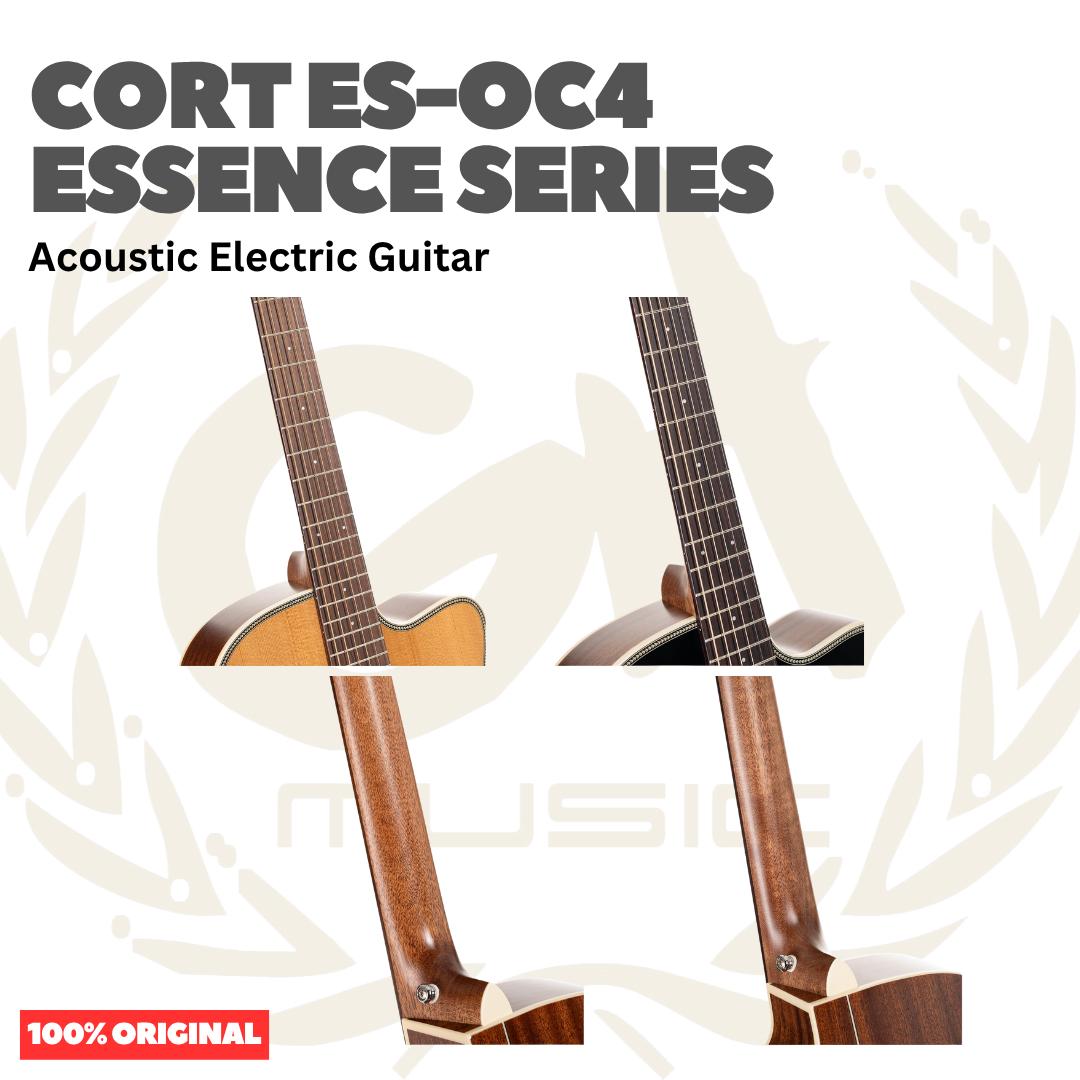 Cort ES-OC4 Essence Series Acoustic Electric Guitar - Gitar Akustik dengan Preamp