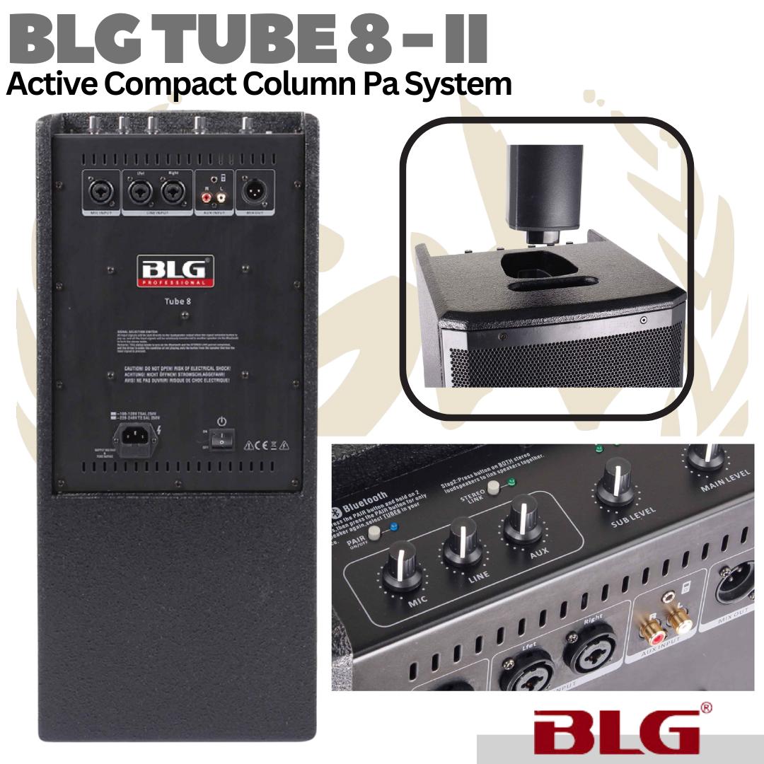 BLG TUBE 8 II Active Compact Column Pa Speaker System | Spiker Aktif