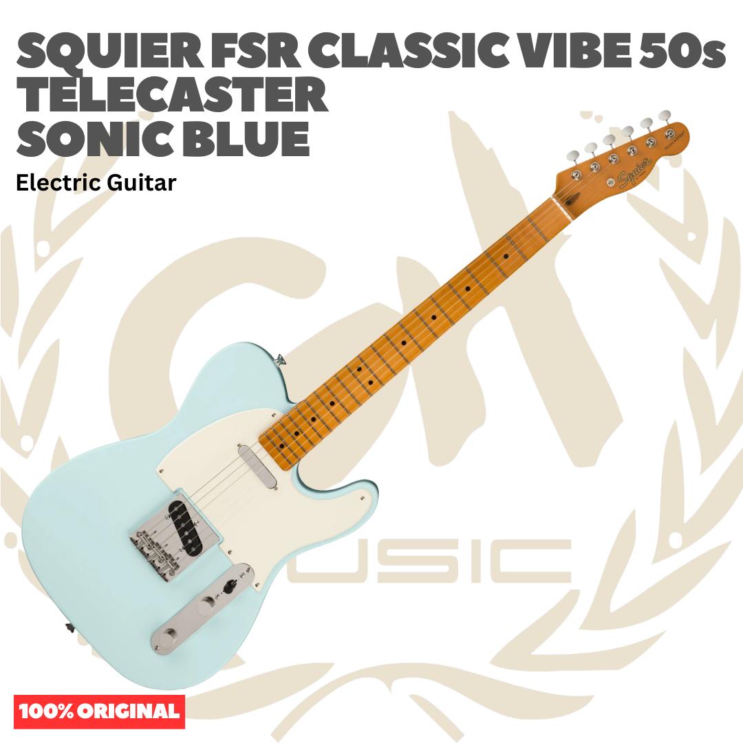 Squier FSR Classic Vibe 50s Telecaster Electric Guitar, Maple FB - Gitar Listrik Elektrik Original Asli