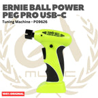 Ernie Ball P09626 Power Peg Pro USB-C Rechargeable String Winder Tuning Machine - Mesin Pemutar Senar 9626 Original Asli