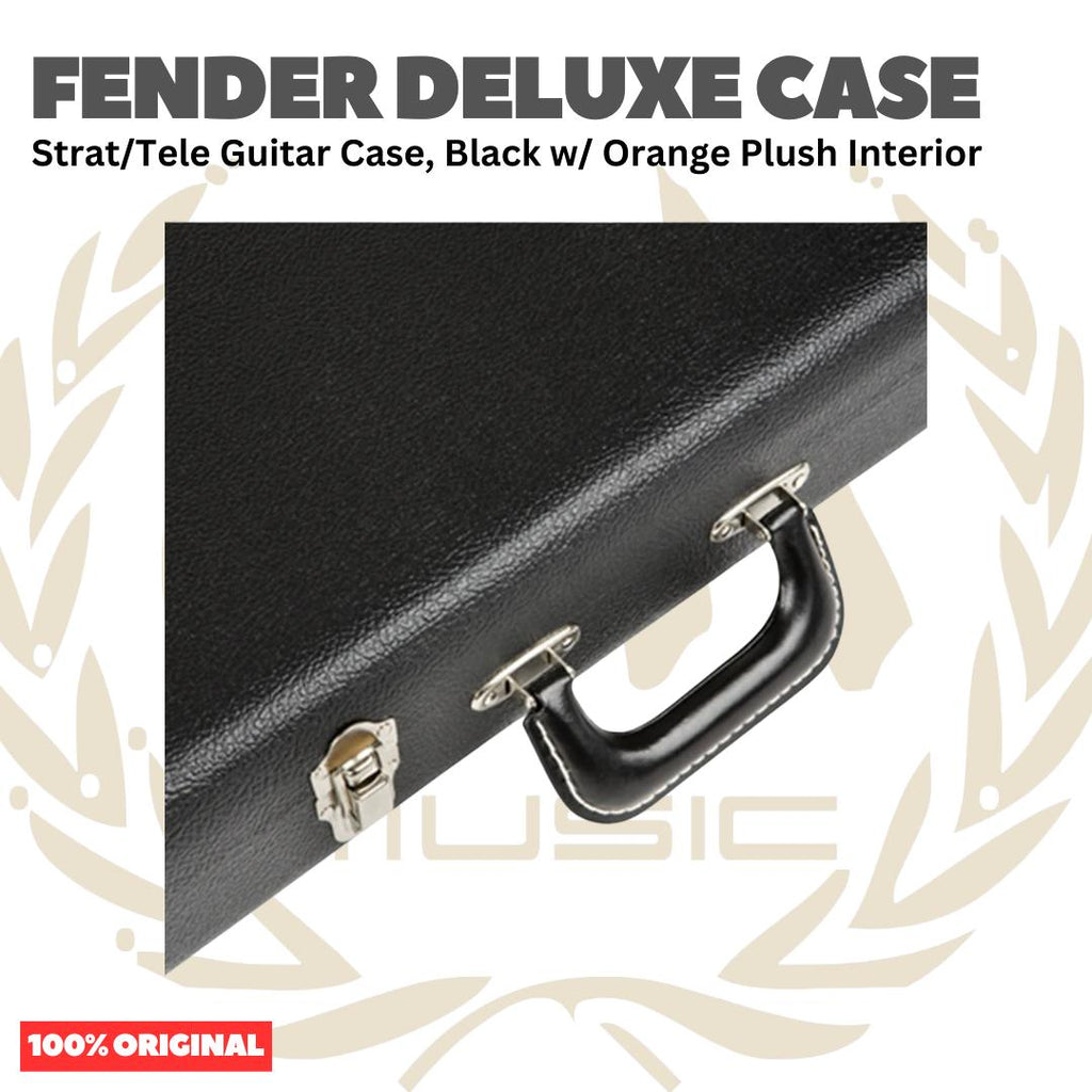 Fender Deluxe Strat/Tele Guitar Case - Hardcase Gitar Listrik Elektrik