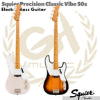 Squier Classic Vibe 50s Precision Bass Guitar, Maple FB - Gitar Bass Listrik