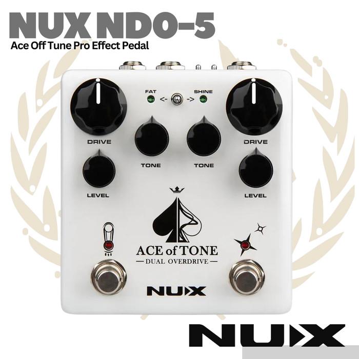 NUX Ace of Tone NDO5 Overdrive Guitar Effect Pedal - Efek Gitar NDO-5