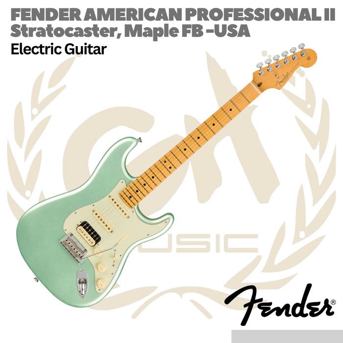 Fender American Professional II HSS Stratocaster Electric Guitar Maple