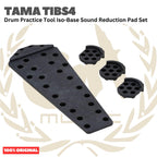 TAMA TIBS4 Drum Practice Tool Iso-Base Sound Reduction Pad Set - Rubber Pad Stand Hi-hat Drum Original Asli