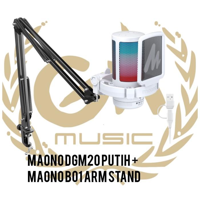 MAONO DGM20 Condenser USB Gaming RGB Microphone + Noise Reduction DM20