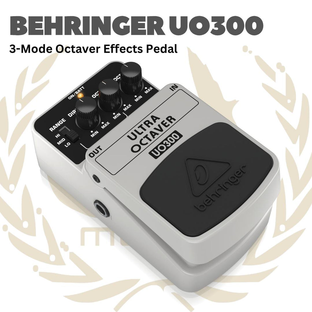 Behringer UO300 3-Mode Octaver Effects Pedal - Efek Pedal UO 300 | UO-300
