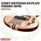 Cort Artisan A4 Plus FMMH Electric Bass Guitar - Bass Listrik Elektrik