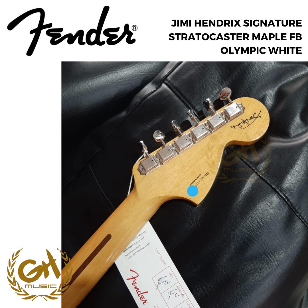 FENDER JIMI HENDRIX SIGNATURE STRATOCASTER MAPLE FB - Gitar Elektrik