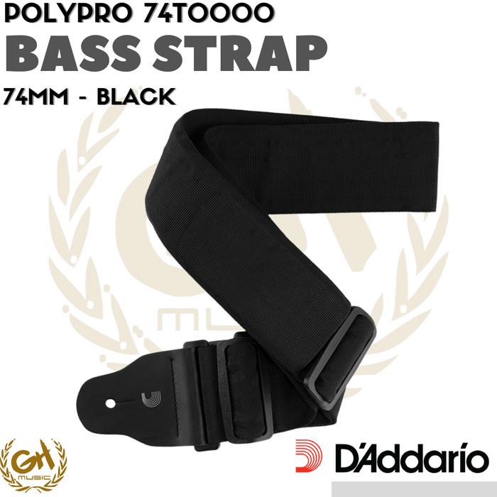D'ADDARIO POLYPRO 74T000 WIDE 74mm BASS STRAP