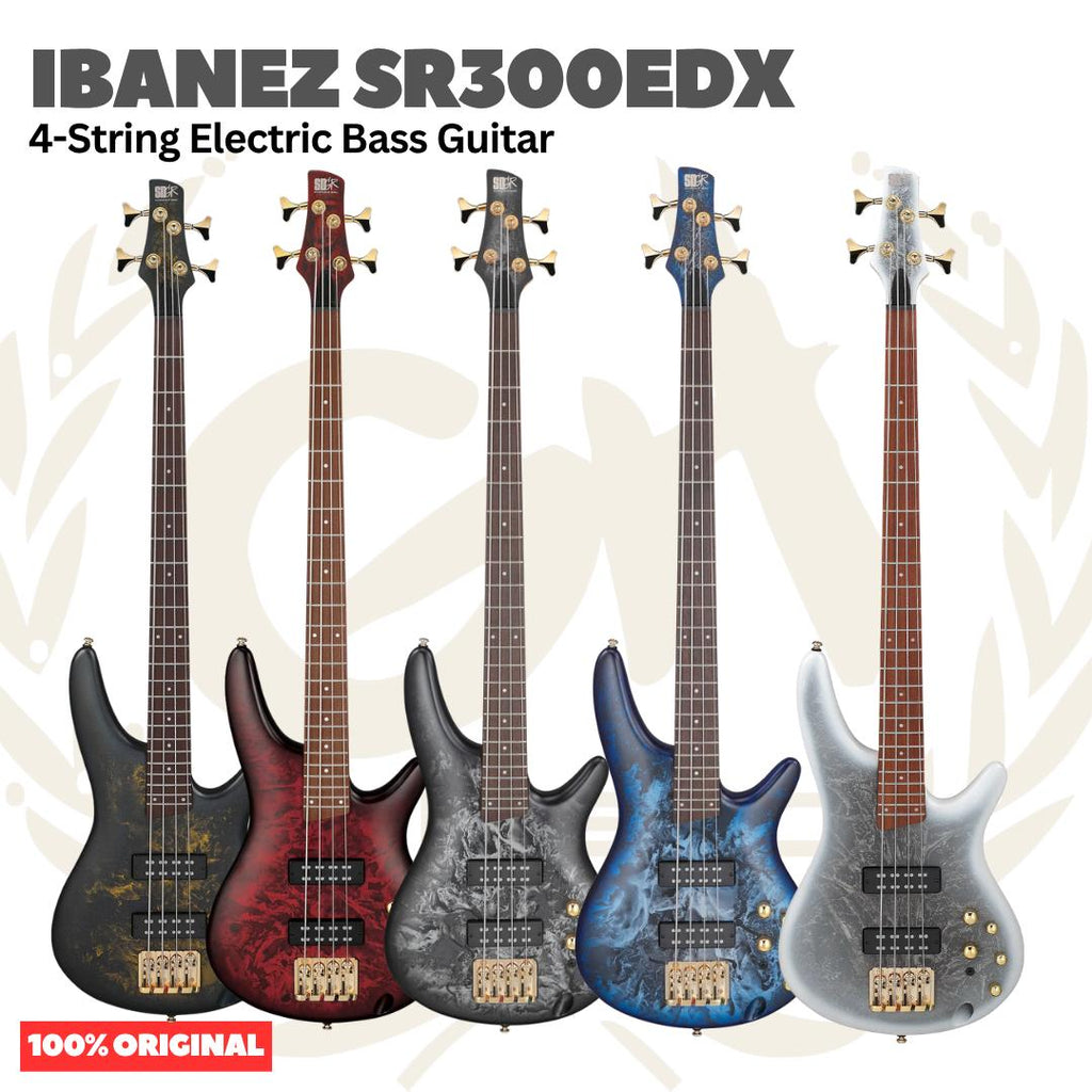 Ibanez SR300EDX Electric Bass Guitar - Bass Listrik Elektrik Original Asli