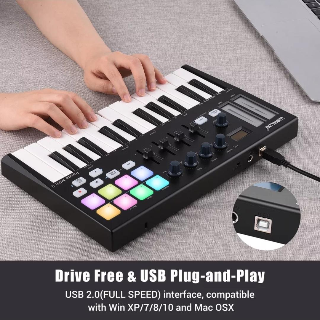 WORLDE PANDA MINI 25 KEYS MIDI CONTROLLER