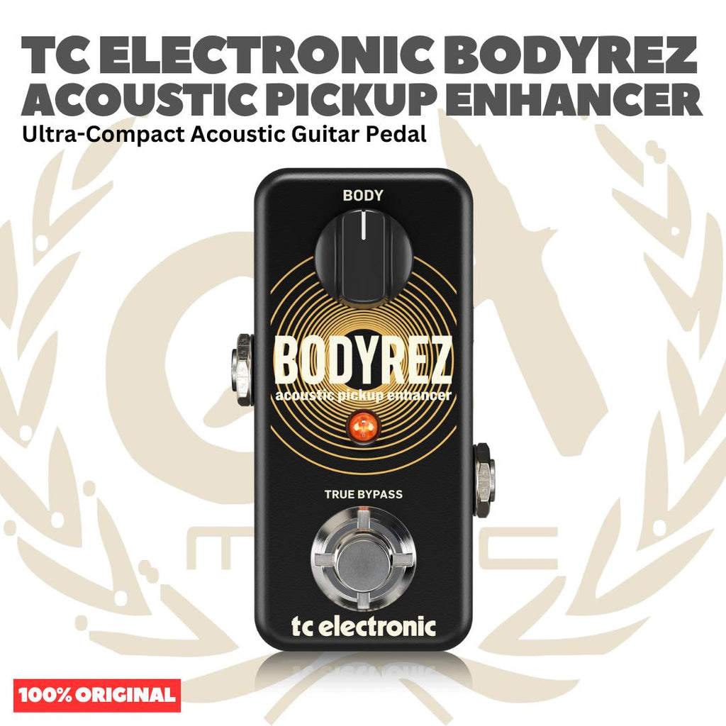TC Electronic Bodyrez Acoustic Pickup Enhancer Ultra-Compact Acoustic Guitar Pedal - Efek Gitar Pedal Original Asli