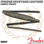 FENDER Mustang Leather Saddle Guitar Strap | Tali Gitar - STANDART