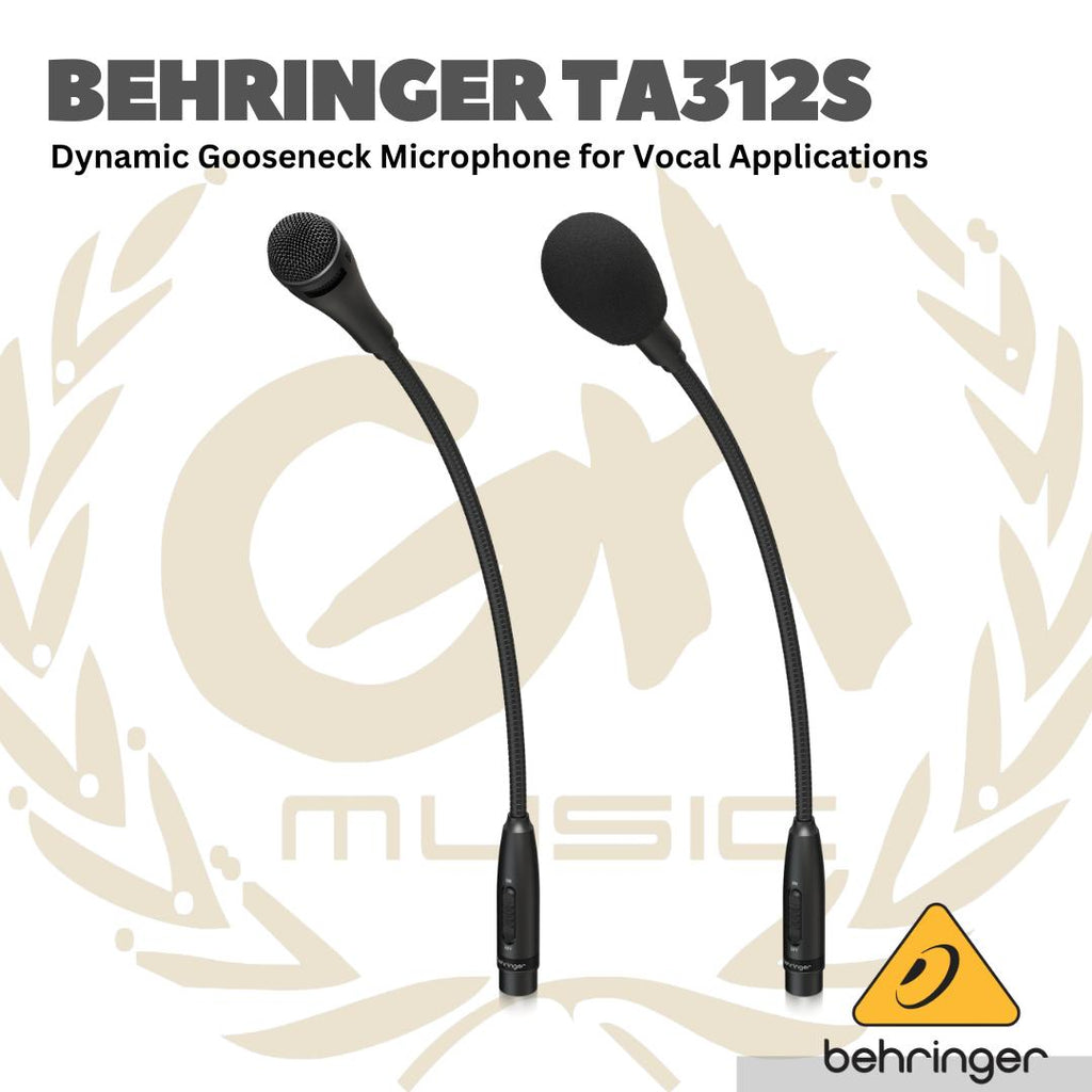 Behringer TA312S Dynamic Gooseneck Microphone for Vocal Applications