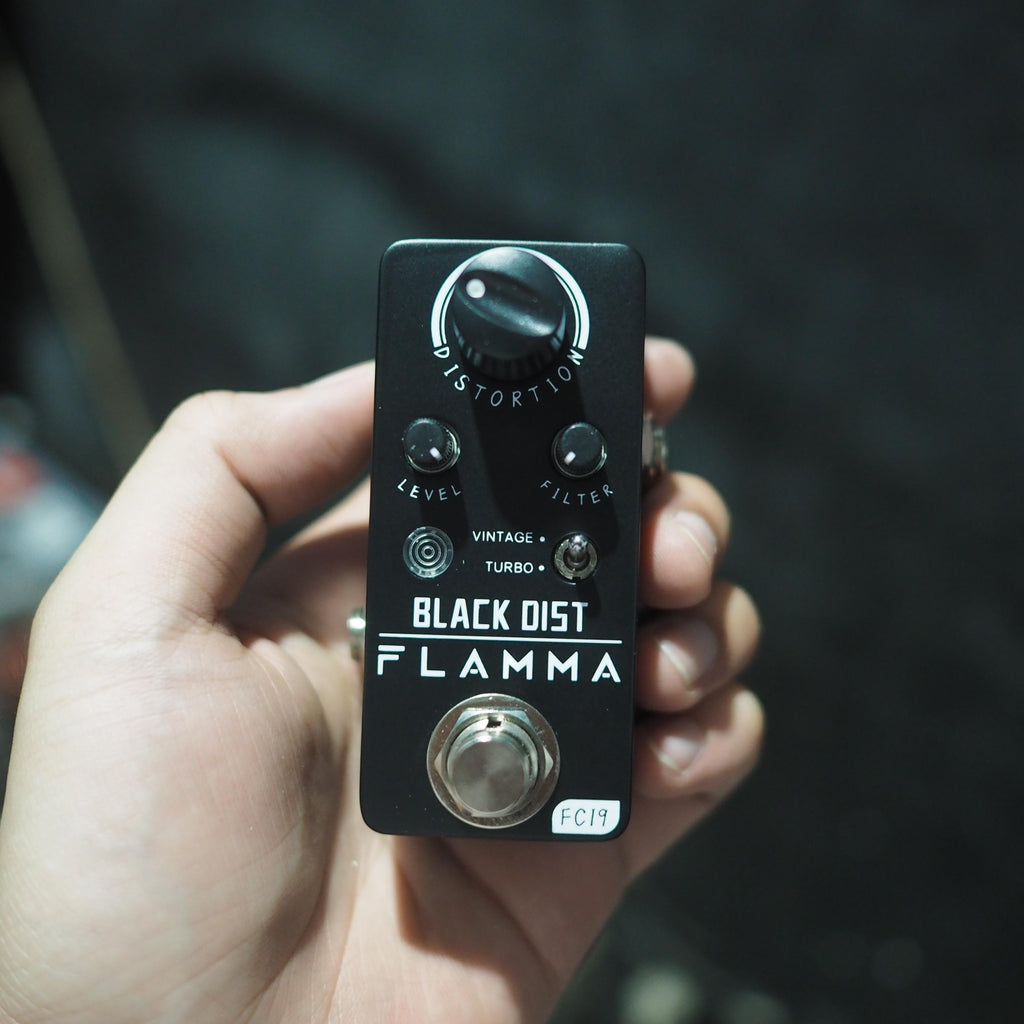 FLAMMA FC19 Black Dist - Warm, Sweet, Vintage Distortion - Efek Gitar
