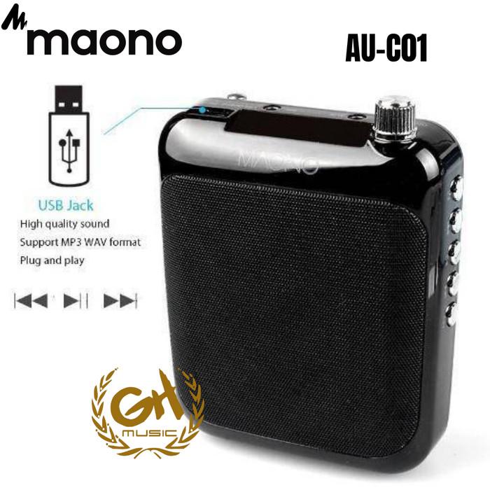 Maono AU-C01 Portable Rechargeable Voice Amplifier with FM Radio