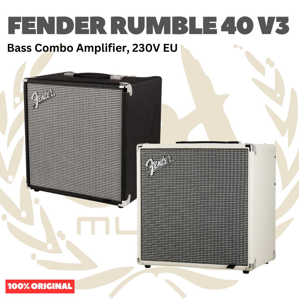 Fender Rumble 40 V3 Bass Amplifier | Ampli Bass 40 Watt Original