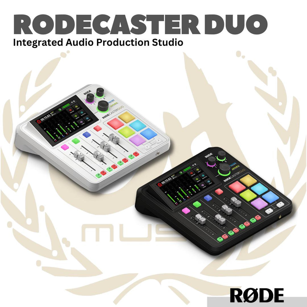 RodeCaster Duo Integrated Audio Production Studio - Soundcard Mixer Livestreaming Rode Caster Duo - Sound Card