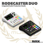 RodeCaster Duo Integrated Audio Production Studio - Soundcard Mixer Livestreaming Rode Caster Duo - Sound Card